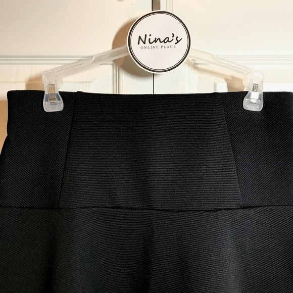 Metaphor Women’s High Waisted Flare Skirt Black Size M - Picture 3 of 6